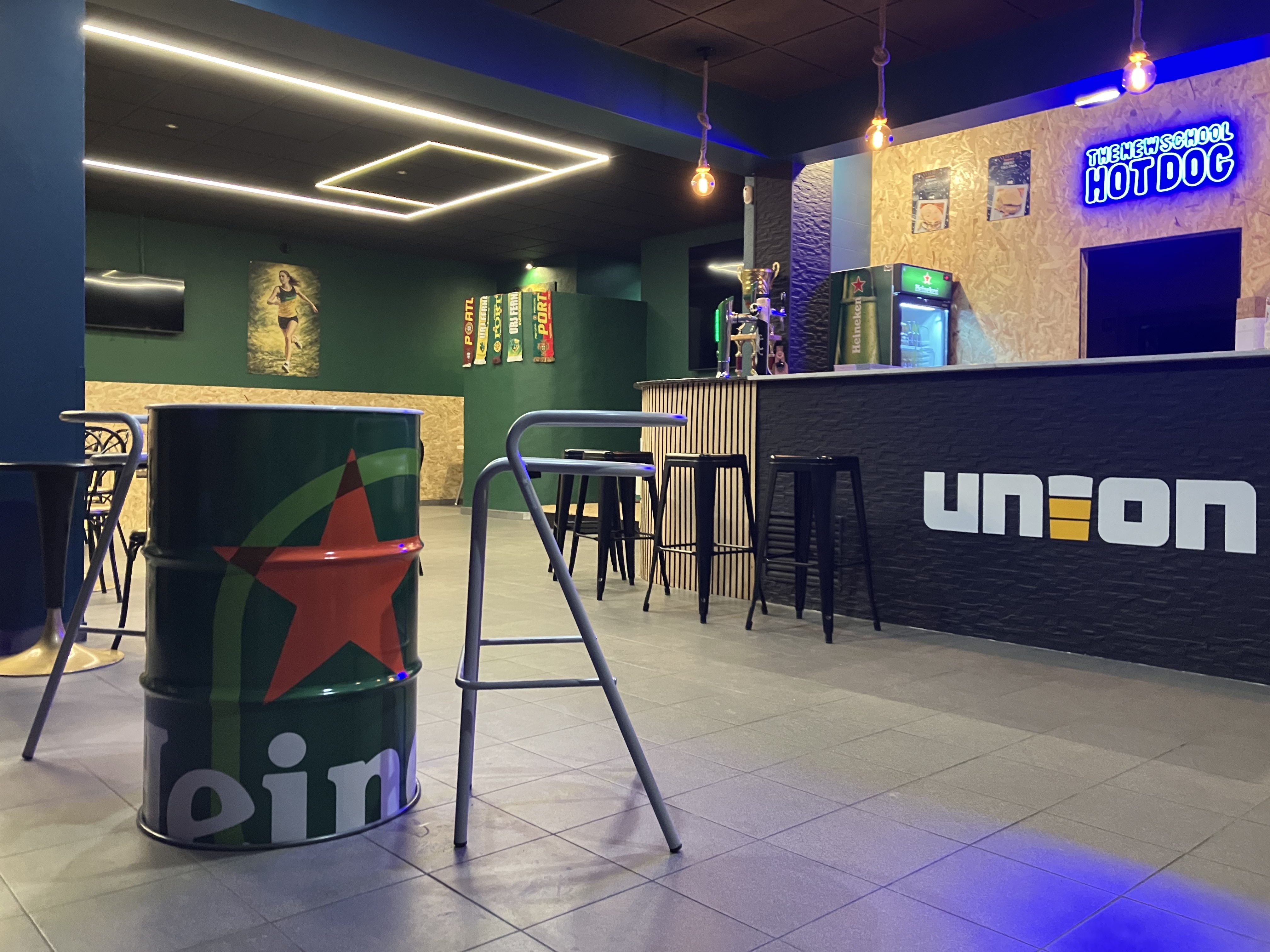 Interior do Union Sports & Culture